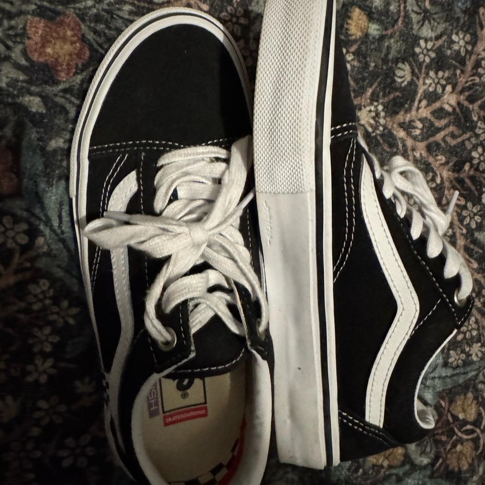 Vans Black and White Classic Sneakers